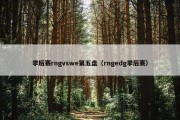 季后赛rngvswe第五盘（rngedg季后赛）