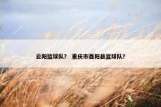 云阳篮球队？ 重庆市酉阳县篮球队？