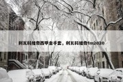 利瓦科维奇西甲金手套，利瓦科维奇fm2020