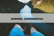端州排球联赛，端州排球联赛冠军名单