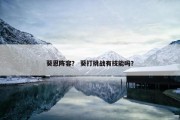 葵恩阵容？ 葵打挑战有技能吗？