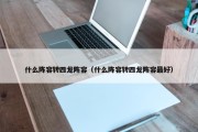 什么阵容转四龙阵容（什么阵容转四龙阵容最好）