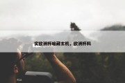 实欧洲杯暗藏玄机，欧洲杯料