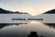 金铲铲阵容永恒，金铲铲怎么合永恒