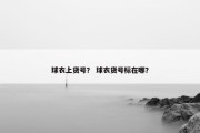 球衣上货号？ 球衣货号标在哪？