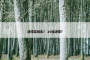 进球奖候选？ 20佳进球？