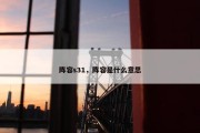 阵容s31，阵容是什么意思