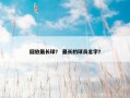 回放最长球？ 最长的球员名字？