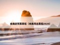 南美欧预赛赛程（南美预选赛程2020）