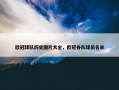 欧冠球队历史图片大全，欧冠各队球员名单