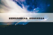 欧冠球队历史图片大全，欧冠各队球员名单