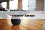 中学家庭教育回放？ 家庭教育回看？