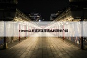 steam上有实况足球卖么的简单介绍