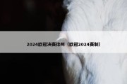 2024欧冠决赛徐州（欧冠2024赛制）