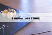 中日阵积分榜？ 中日足球比赛战况？