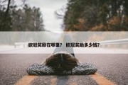 欧冠奖励在哪里？ 欧冠奖励多少钱？