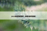 2019凯恩斯赛程（凯恩进球视频）