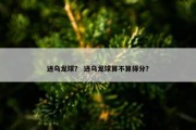 进乌龙球？ 进乌龙球算不算得分？