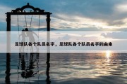 足球队各个队员名字，足球队各个队员名字的由来