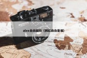 alex白白回放（网红白白是谁）