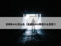 足球队442怎么选（足球队442阵型什么意思?）