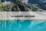 2019伍兹季后赛（伍兹打球视频）