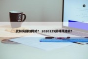 武林风回放网站？ 2020125武林风播放？