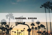 贵州球队解散，贵州队前身