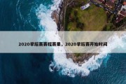 2020季后赛赛程赛果，2020季后赛开始时间
