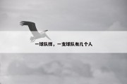 一球队样，一支球队有几个人