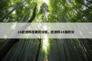 24欧洲杯预赛积分榜，欧洲杯24强积分