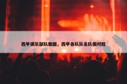 西甲俱乐部队徽图，西甲各队队名队徽对照