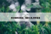 穆式幽默谈英超，幽默之美,穆穆皇皇