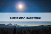 意大利球衣足球队？ 意大利球衣球员版？
