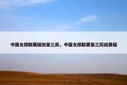 中国女排联赛回放第三局，中国女排联赛第三阶段赛程