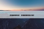 野狼前锋球员？ 野狼前锋球员介绍？