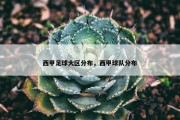 西甲足球大区分布，西甲球队分布