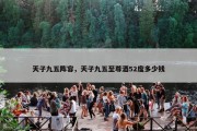 天子九五阵容，天子九五至尊酒52度多少钱