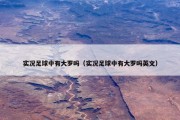 实况足球中有大罗吗（实况足球中有大罗吗英文）