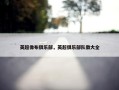 英超像布俱乐部，英超俱乐部队徽大全