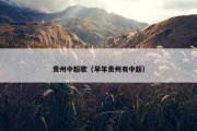 贵州中超歌（早年贵州有中超）