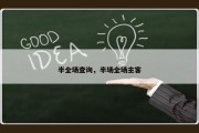 半全场查询，半场全场主客