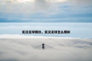 实况足球模仿，实况足球怎么模拟