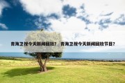 青海卫视今天新闻回放？ 青海卫视今天新闻回放节目？