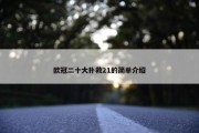 欧冠二十大扑救21的简单介绍