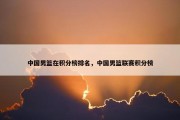 中国男篮在积分榜排名，中国男篮联赛积分榜