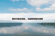 德州马刺足球队，马刺致敬德克视频
