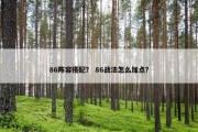86阵容搭配？ 86战法怎么加点？