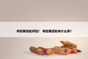 季后赛技能评估？ 季后赛经验有什么用？