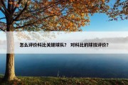 怎么评价科比关键球队？ 对科比的球技评价？